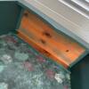 Green Wooden Bench - 4