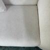 Light Beige Rolled Arm Loveseat with Accent Pillows - 6