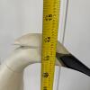 Hand-Carved Wooden Egret or Heron Sculpture - 6