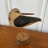 Hand-Carved Yellowlegs Shorebird Decoy by J. O'Leary