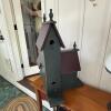Hand-Crafted, Hand-Painted 3-Chamber Wooden Birdhouse - 6