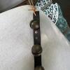 Antique Leather Strap with 8 Brass Sleigh Bells - 2