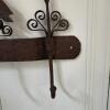 Wrought Iron Wall Hook Rack Bird Motif &ndash; 6 Hooks - 2