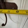 Wrought Iron Wall Hook Rack Bird Motif &ndash; 6 Hooks - 6