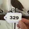 Wrought Iron Wall Hook Rack Bird Motif &ndash; 6 Hooks - 8