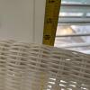 White Faux Wicker Armchair with Teal Cushion - 8