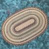 30" x 21" Oval Braided Area Rug