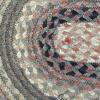 30" x 21" Oval Braided Area Rug - 2