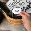 Garden Decor Lot in Half Whiskey Barrel - 8