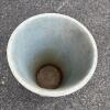 Decorative Concrete Planter Pot with Rose Relief Band - 2