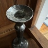 Sterling Silver Spoons and Weighted Sterling Candlestick Holder - 5
