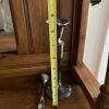 Sterling Silver Spoons and Weighted Sterling Candlestick Holder - 11