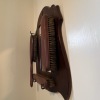 Antique Wall-Mounted Vanity Brush Set with Mirror - 3
