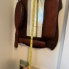 Antique Wall-Mounted Vanity Brush Set with Mirror - 6