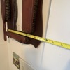 Antique Wall-Mounted Vanity Brush Set with Mirror - 7