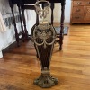 Brass Peacock Style Fireplace Fan Screen - 5