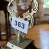 Brass Peacock Style Fireplace Fan Screen - 12