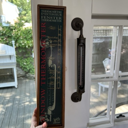 Authentic Models Window Thermometer