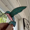Stained Glass Hummingbird Suncatcher - 2