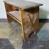 Vintage Handmade Rustic Wooden Step Stool - 2