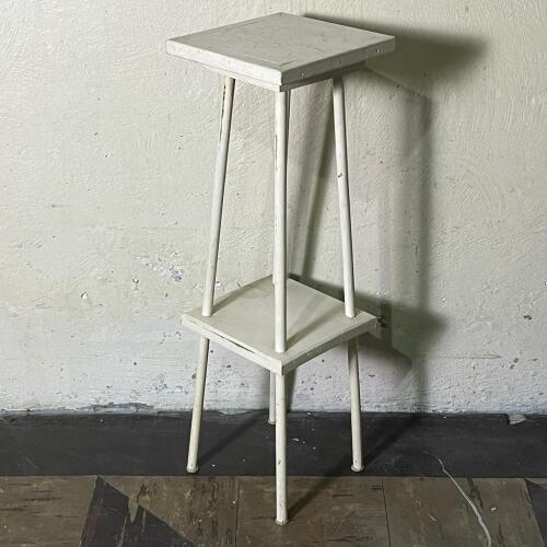 Vintage 2-Tier Wooden Plant Stand