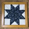 Framed Star Quilt Block Wall Art