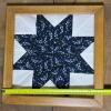 Framed Star Quilt Block Wall Art - 3