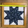 Framed Star Quilt Block Wall Art - 4