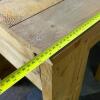 Handmade Rustic Wood Table - 4