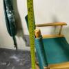 Pair Portable Folding Wooden Director's Chairs - 3