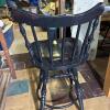 Black Windsor Swivel Bar Stool - 3