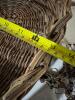 Large Hand-Woven Oval Wicker Basket and Decor - 8