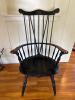 Late 19th Century High-Back Windsor Armchair with Decorative Floral Motif - 2
