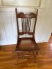 Antique Victorian Oak Side Chair - 2