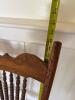 Antique Victorian Oak Side Chair - 10
