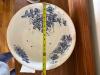 ERIE England Blue Floral Transferware Wash Basin & Pitcher Set - 8