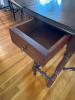 Antique-Style Drop-Leaf Gateleg Dining Table - 3