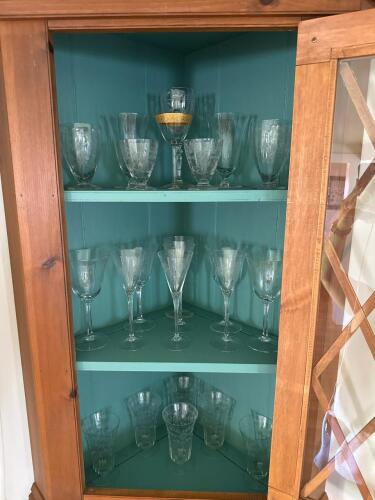 Vintage Glass Stemware Collection