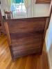 Antique Oak Washstand Dresser with Towel Rack - 5