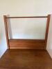 Antique Oak Washstand Dresser with Towel Rack - 11