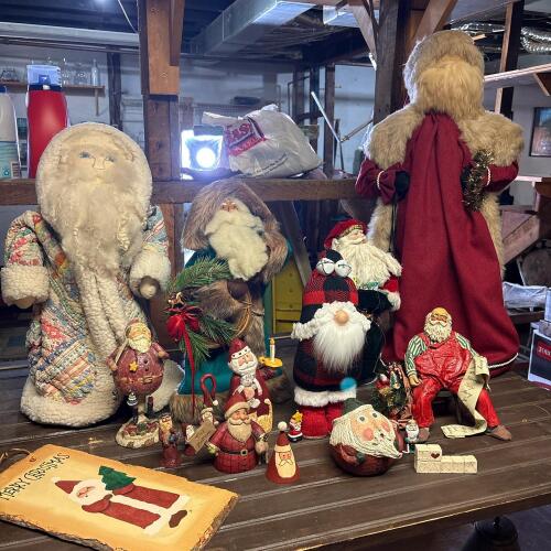 Assorted Santa Claus Christmas Decoration Lot