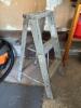 Folding Metal 2-Step Ladder with Top Platform