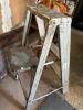 Folding Metal 2-Step Ladder with Top Platform - 2