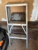 Folding Metal 2-Step Ladder with Top Platform - 6