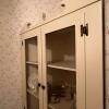 Painted Corner Cabinet with Glass Doors - 3