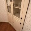 Painted Corner Cabinet with Glass Doors - 4