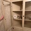 Painted Corner Cabinet with Glass Doors - 5