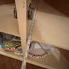 Painted Corner Cabinet with Glass Doors - 10