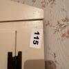 Painted Corner Cabinet with Glass Doors - 11