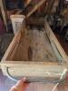 Sturdy Homemade Long Wood Garden Cart with Metal Handles and Wheels - 3